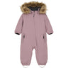 Color Kids Woodrose Baby Coverall W. Fake Fur