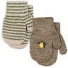 Konges Sløjd Lemon/Stripe 2 Pack Filla Mittens