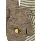 Konges Sløjd Lemon/Stripe 2 Pack Filla Mittens