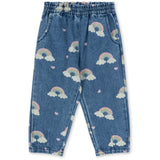 Konges Sløjd Rainbow Magot Frill Pants Denim GOTS