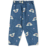 Konges Sløjd Rainbow Magot Frill Pants Denim GOTS