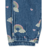 Konges Sløjd Rainbow Magot Frill Pants Denim GOTS