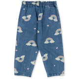 Konges Sløjd Rainbow Magot Frill Pants Denim GOTS