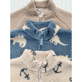 Konges Sløjd Dino Mist Jody Teddy Jacket Grs