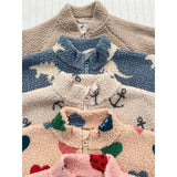 Konges Sløjd Dino Mist Jody Teddy Jacket Grs