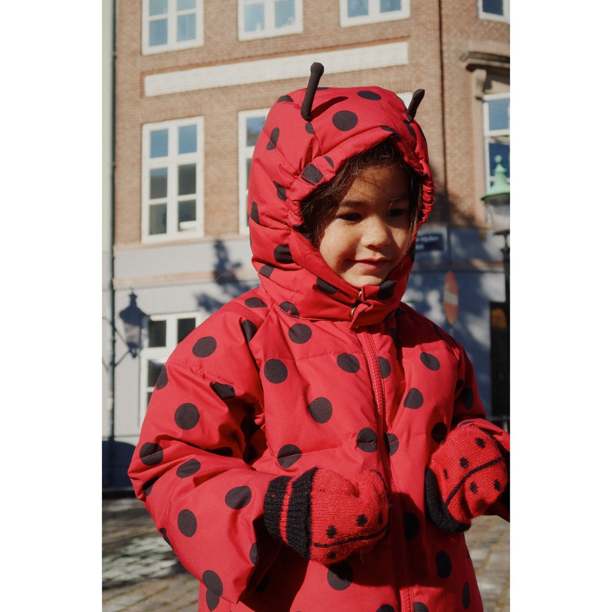 Konges Sløjd Barbados Cherry Ladybug Mittens