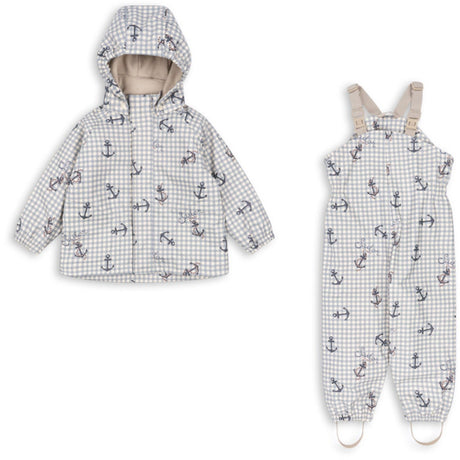 Konges Sløjd Sailor Check Rainy Palme Set