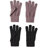 Name It Black Woodrose Nkfmagic Glitter Gloves 2P