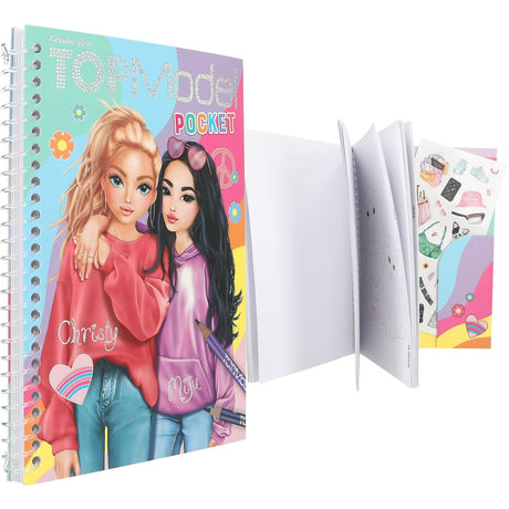 TOPModel Pocket Colouring Book