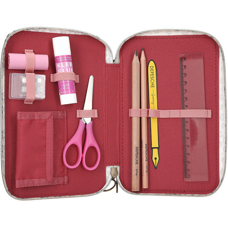 TOPModel Leoheart Triple Pencil Case With Bow