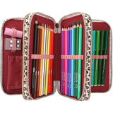TOPModel Leoheart Triple Pencil Case With Bow