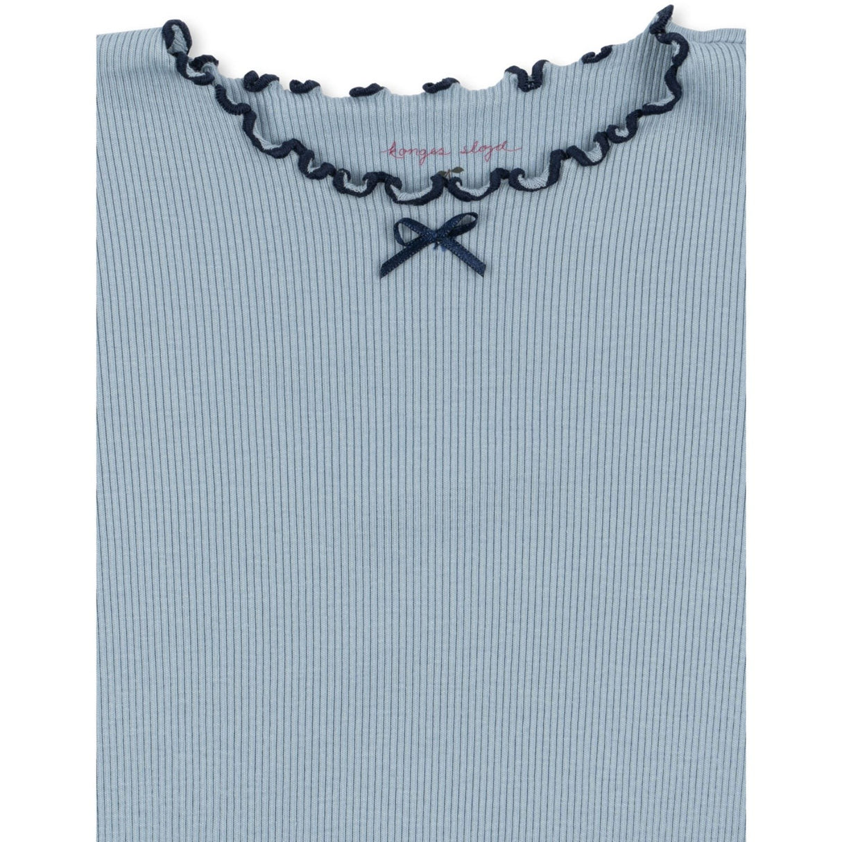 Konges Sløjd Blue Fog Rivi Rib Dress Ocs