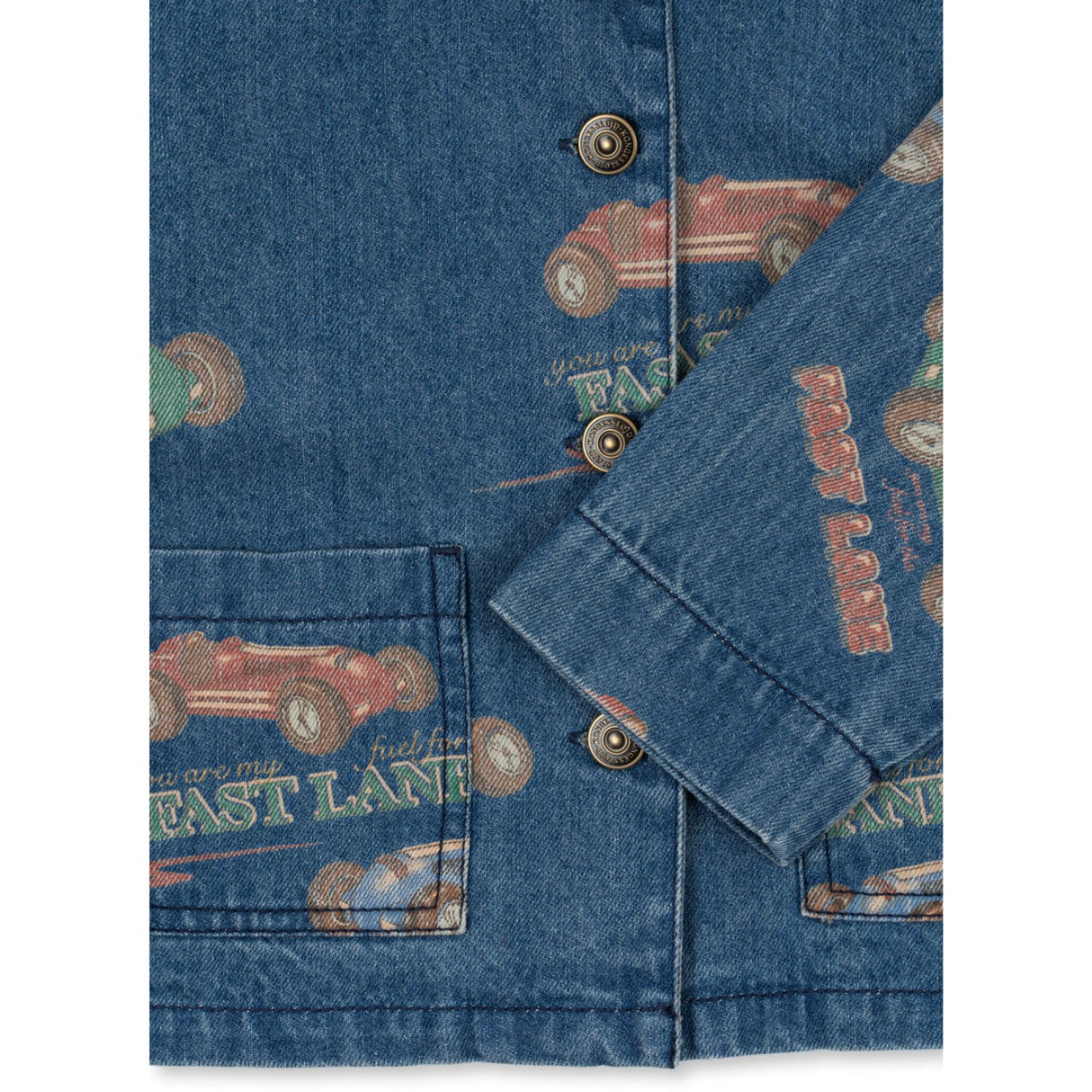 Konges Sløjd Fast Lane Magot Jacket Denim GOTS