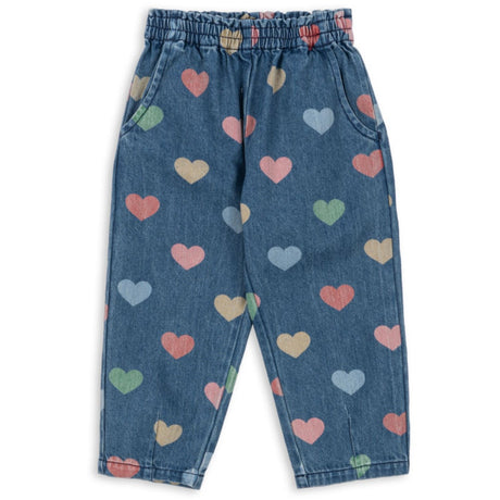 Konges Sløjd Bon Coeur Coloré Magot Frill Pants Denim GOTS