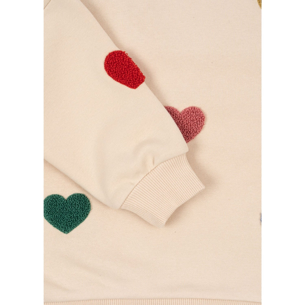 Konges Sløjd Multi Heart Lou Terry Sweat Shirt Ocs