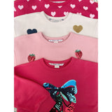 Konges Sløjd Multi Heart Lou Terry Sweat Shirt Ocs