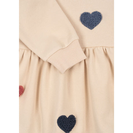Konges Sløjd Multi Heart Lou Terry Sweat Dress Ocs