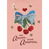 Konges Sløjd Mellow Rose Lou Sequin Sweat Zip Hood Ocs