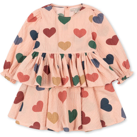 Konges Sløjd Coeur Rose Coloré Elin Dress GOTS
