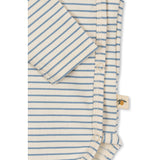 Konges Sløjd Stripe Bluie Basic Ls Newborn Body GOTS