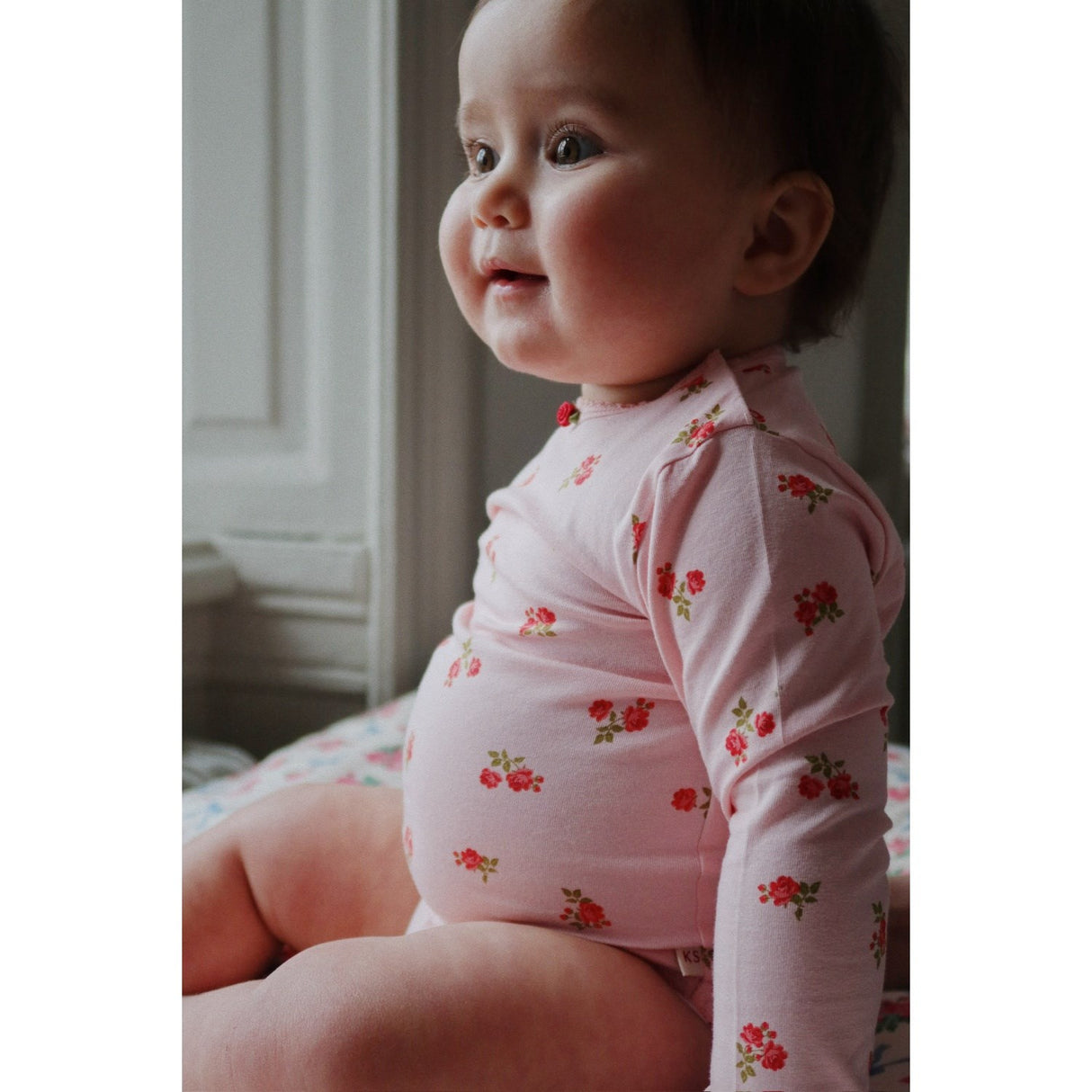 Konges Sløjd Rosa Pink Basic Ls Body GOTS