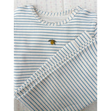 Konges Sløjd Stripe Bluie Basic Blouse GOTS