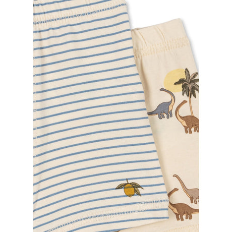 Konges Sløjd Kubi/Stripe Bluie Basic 2 Pack Boy Boxers GOTS