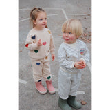 Konges Sløjd Captains Blue/Antique White Amio Sweat Shirt Ocs