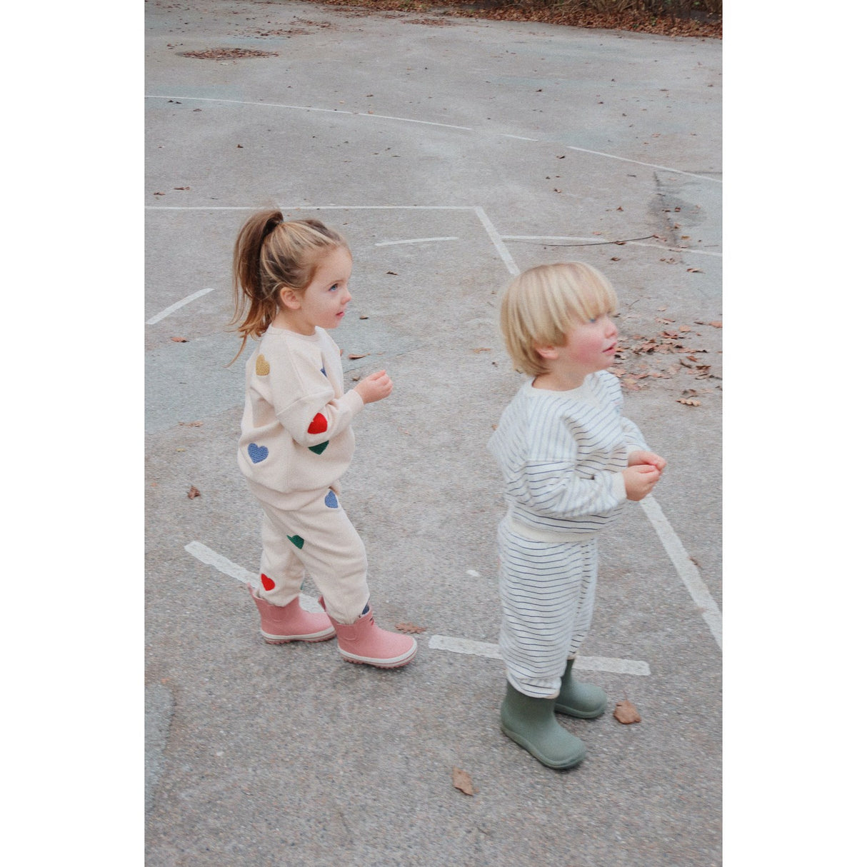 Konges Sløjd Captains Blue/Antique White Amio Sweat Shirt Ocs