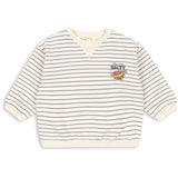 Konges Sløjd Captains Blue/Antique White Amio Sweat Shirt Ocs