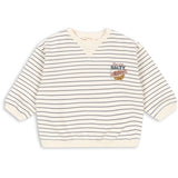Konges Sløjd Captains Blue/Antique White Amio Sweat Shirt Ocs