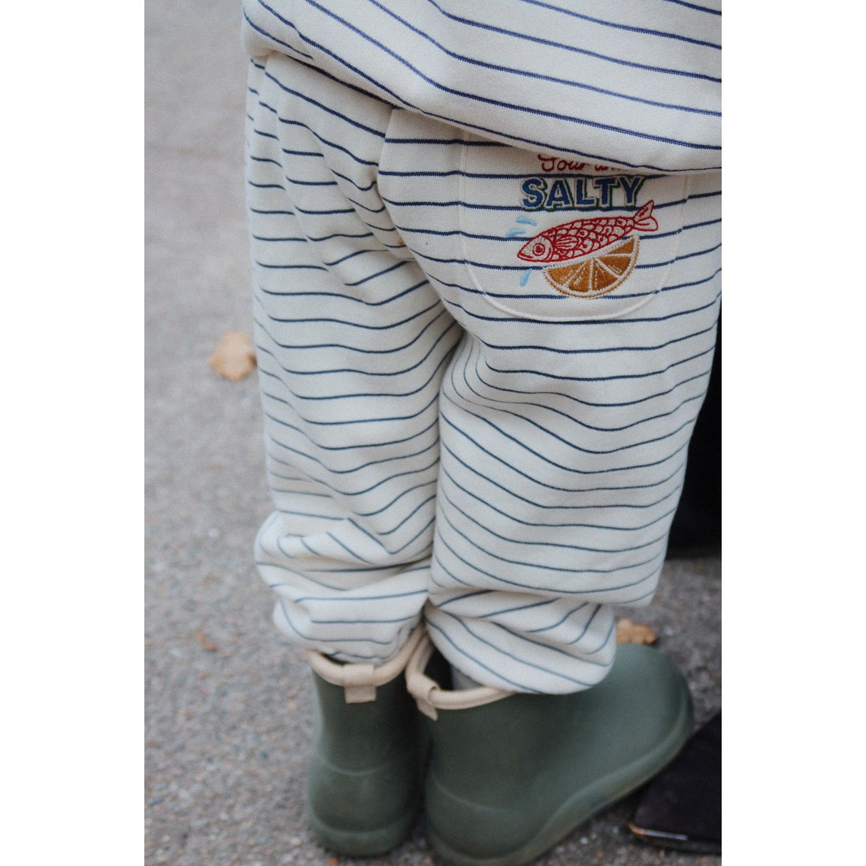 Konges Sløjd Captains Blue/Antique White Amio Sweat Pants Ocs