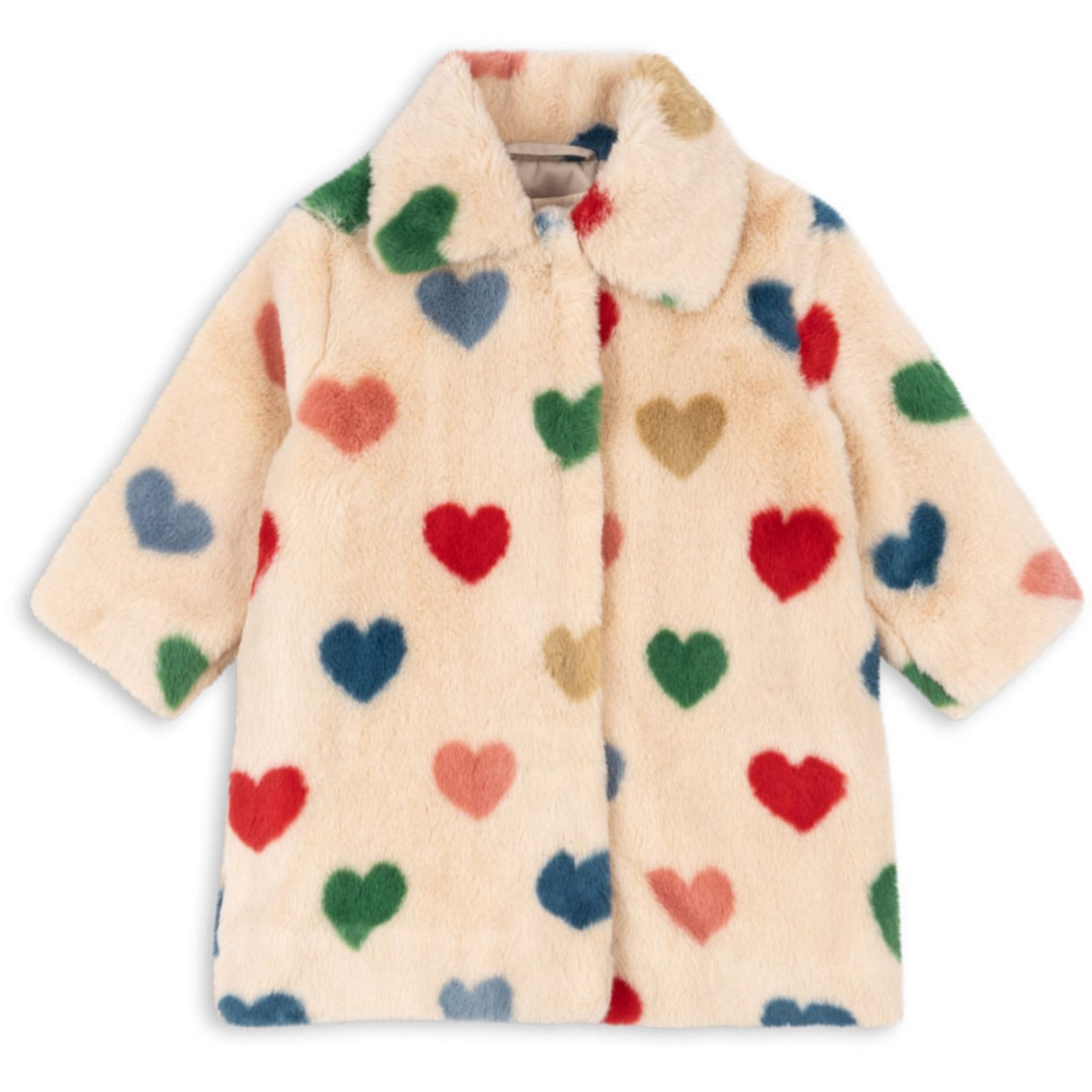 Konges Sløjd Bon Coeur Coloré Fuzzie Coat Grs