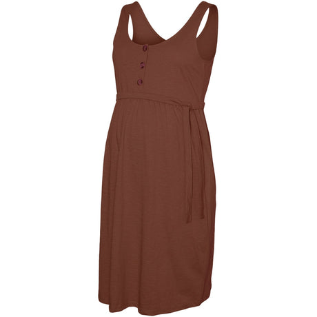 Mama;licious Mahogany Mlivy Lia Sl Jrs Abk Dress 2F Noos