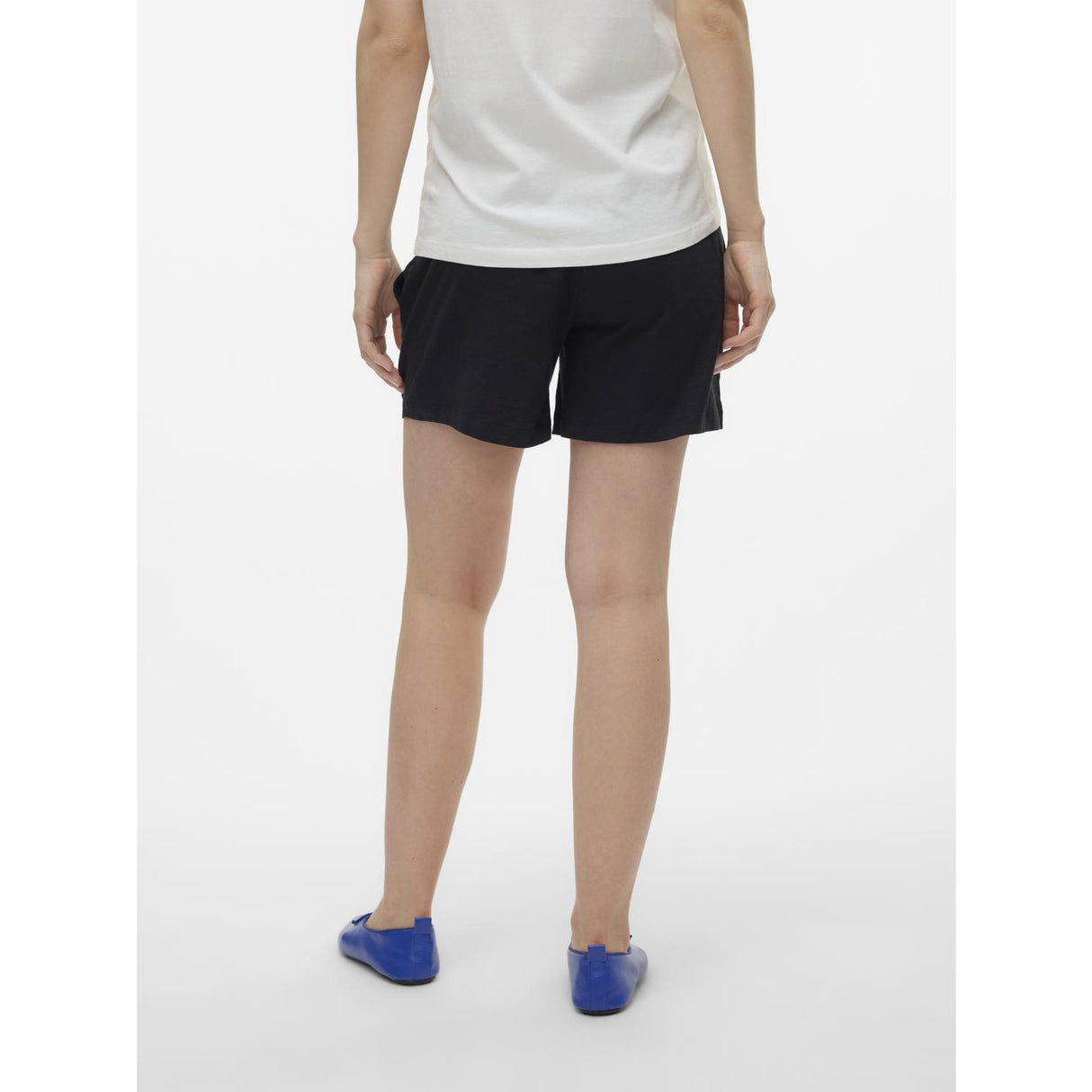 Mama;licious Black Mlivy Jersey Shorts Noos