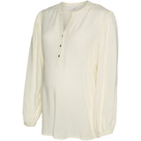 Mama;licious Birch Mlmercy Lia L/S Wo Top 2F Noos