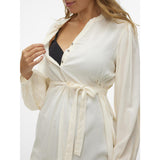 Mama;licious Birch Mlmercy Lia L/S Wo Top 2F Noos