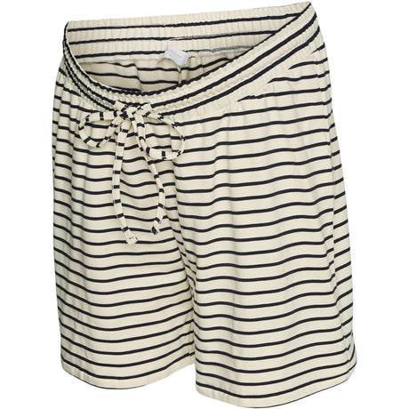 Mama;licious Birch Navy Blazer Mlamila Wide Jrs Shorts