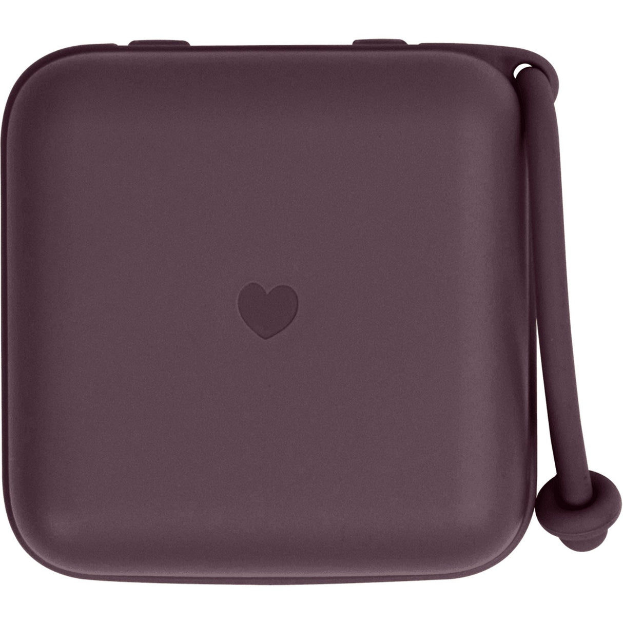 Bibs Plum Pacifier Box