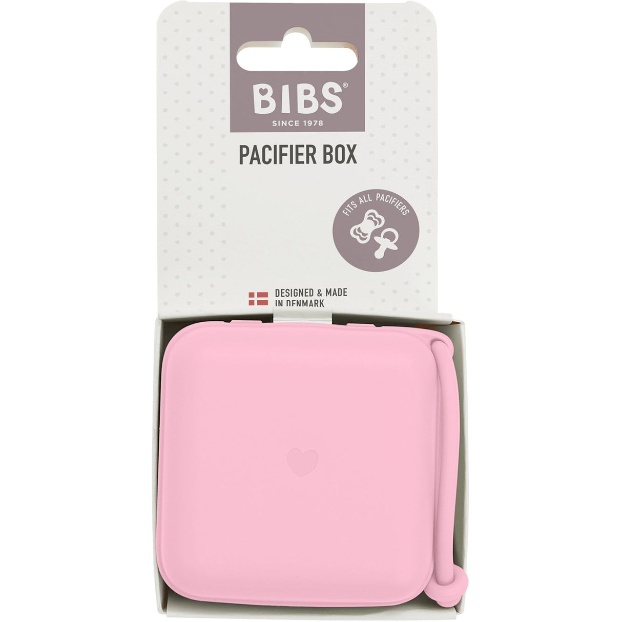 Bibs Baby Pink Pacifier Box