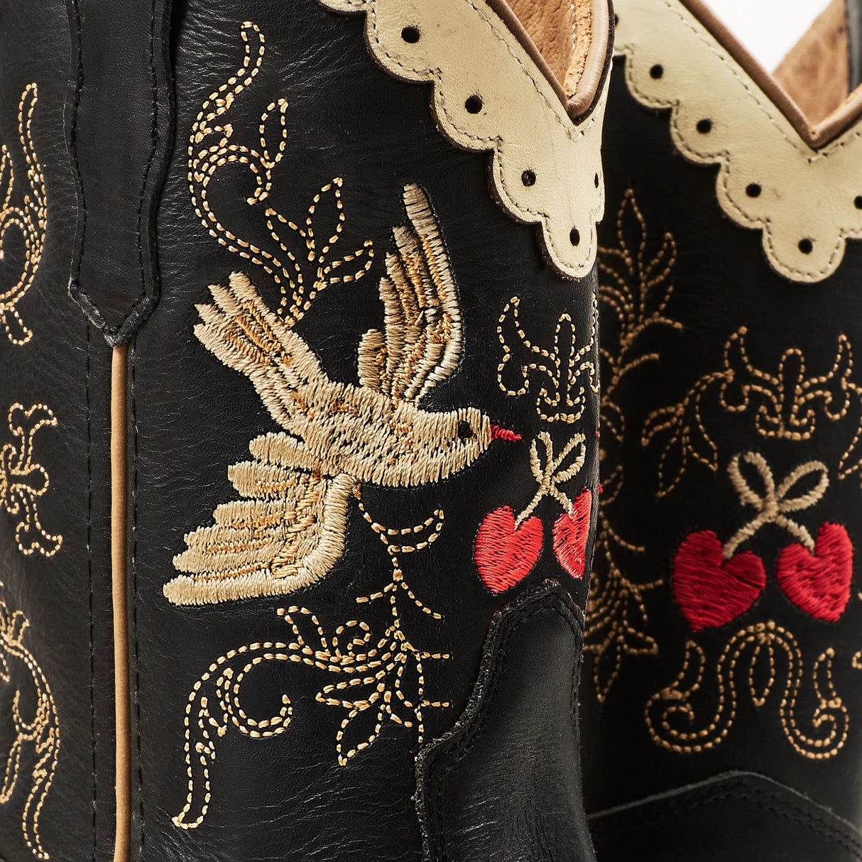 COPENHAGEN COLORS Black Dove Limited Cowboy Boots