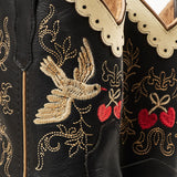 COPENHAGEN COLORS Black Dove Limited Cowboy Boots