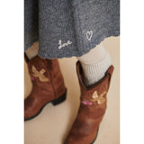 COPENHAGEN COLORS Cognac Dove Limited Cowboy Boots