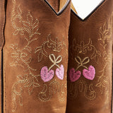 COPENHAGEN COLORS Cognac Dove Limited Cowboy Boots