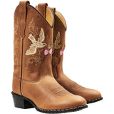 COPENHAGEN COLORS Cognac Dove Limited Cowboy Boots