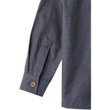 COPENHAGEN COLORS Brown/Blue Check Comb. Check Shirt W. Placket