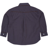 COPENHAGEN COLORS Brown/Blue Check Comb. Checkered Cowboy Shirt