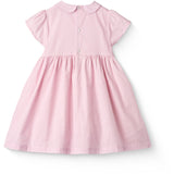 COPENHAGEN COLORS Syringa Comb. Houndstooth Dress W. Handmade Unicorn Embroidery And Smock