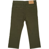 COPENHAGEN COLORS Dk Green Twill Chinos Slim - With Stretch