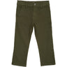 COPENHAGEN COLORS Dk Green Twill Chinos Slim - With Stretch